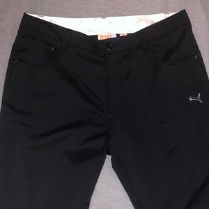Puma black golf pants size 36/32